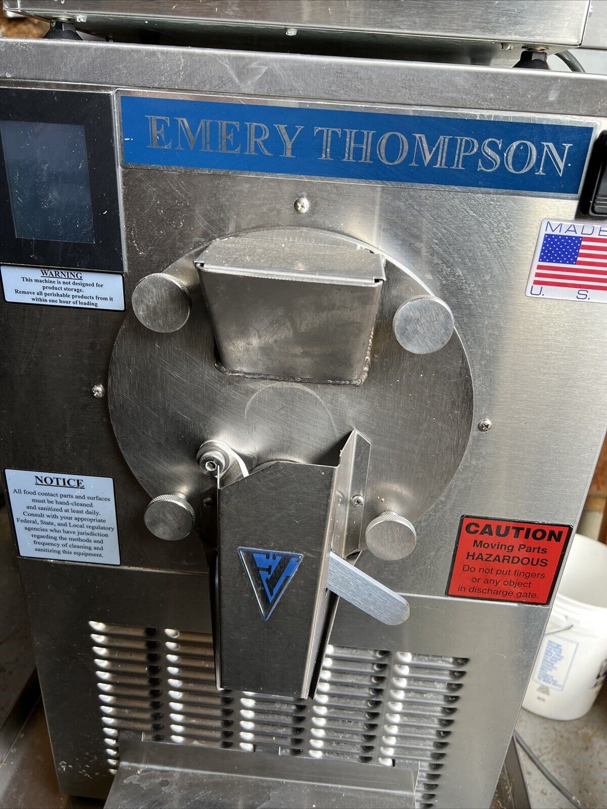 Emory Thompson Cb-350 6 Quart Batch Freezer For Premium Ice Cream And Gelato