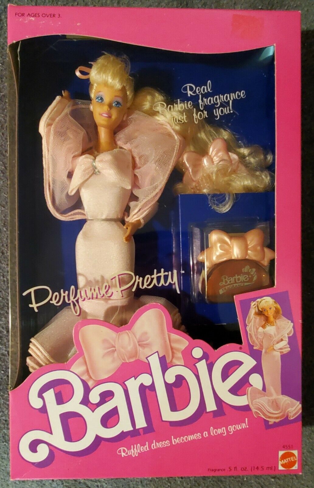 1987 Mattel Perfume Barbie Blonde Doll #4551 Nrfb