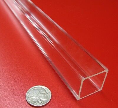 Acrylic Square Tube Clear Extruded 1.0" Sq X .063" Wall X 72" Length-4 Pk, -048