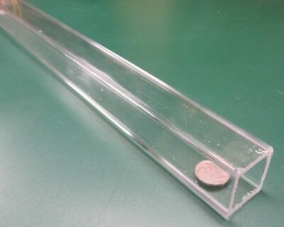 Acrylic Square Tube Clear Extruded 1.25" Sq X .125" Wall X 72" Length-2 Pk, -049