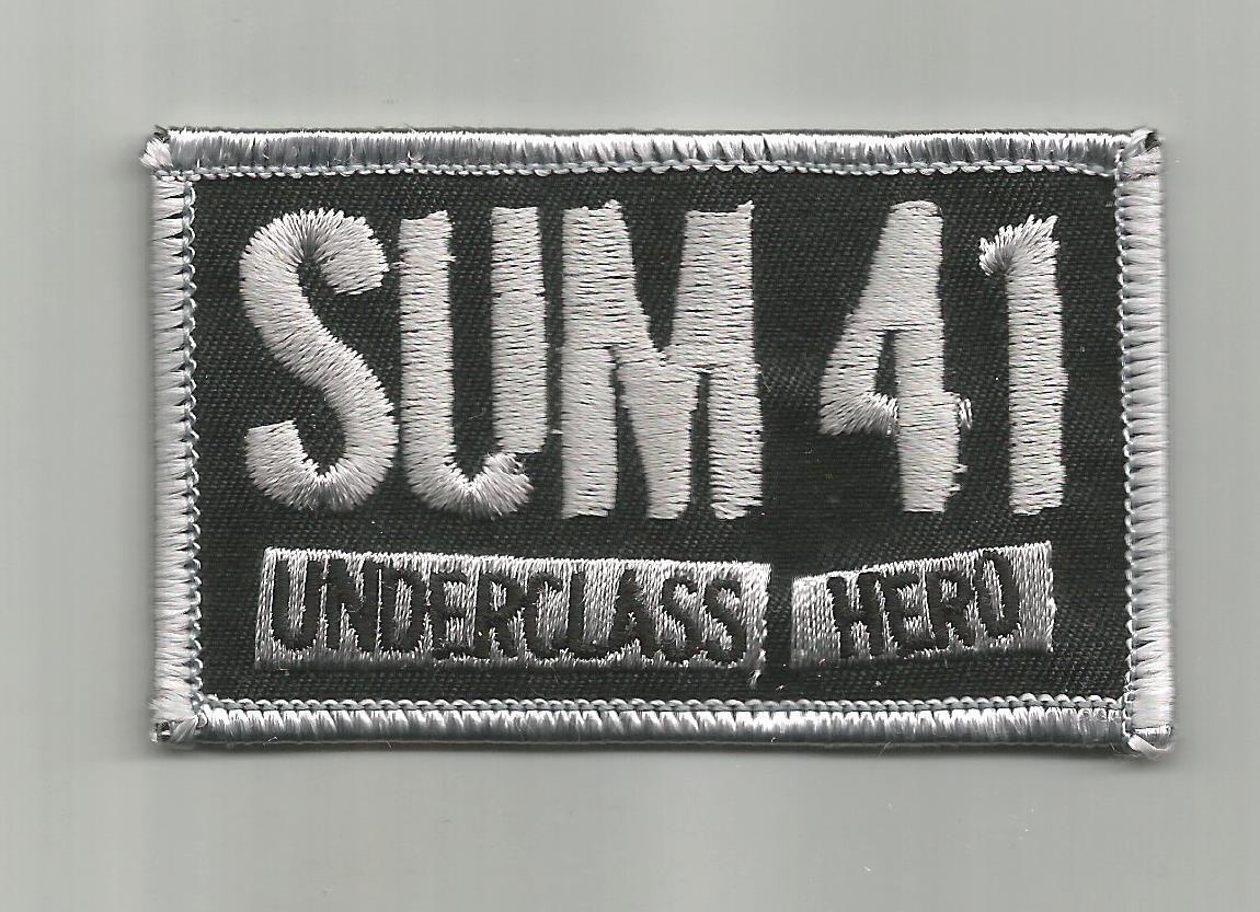 Sum 41 Limited 2007 Promo Sew On Embroidered Cloth Patch For Hero Cd Mint Usa