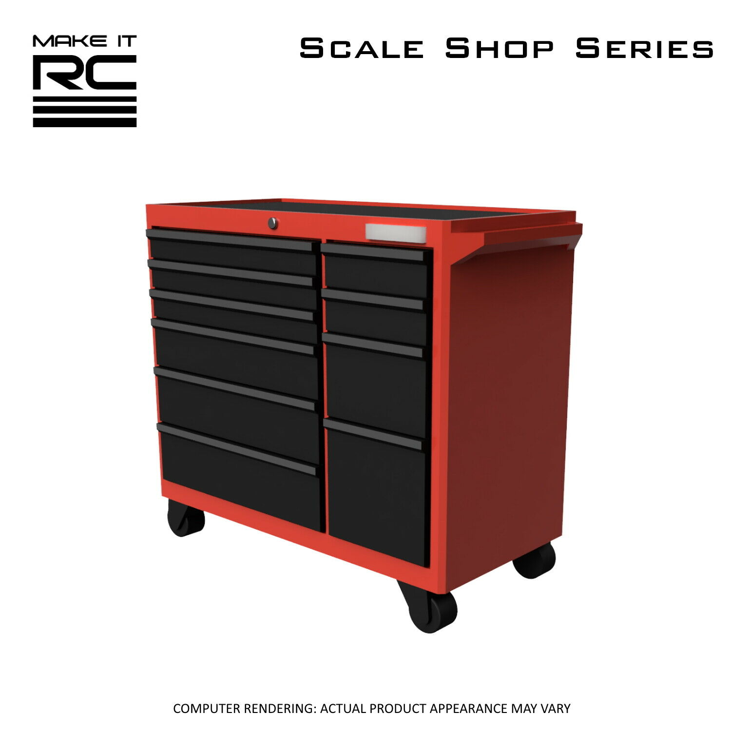 Make It Rc 1/24-1/25 Rolling Tool Chest For Model Car Garage, Shop, Diorama