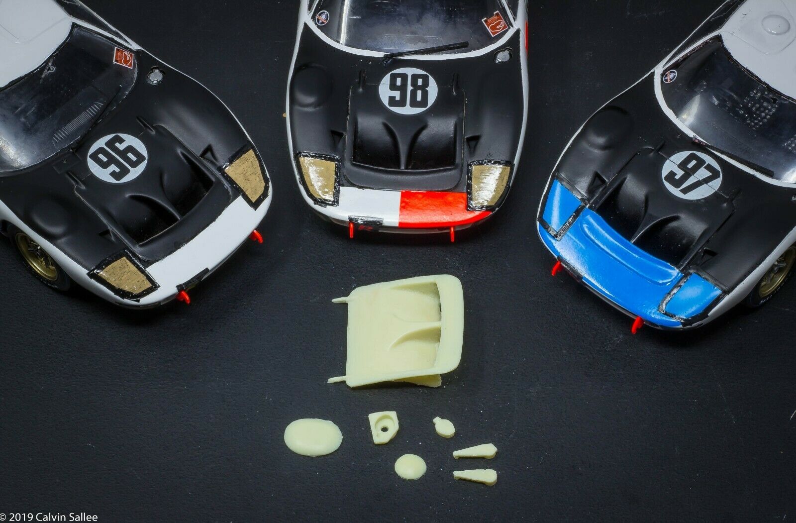 1966 Daytona Shelby Ford Gt-40 Resin Conversion Kit For Fujimi Gt40 Mk Ii Kits