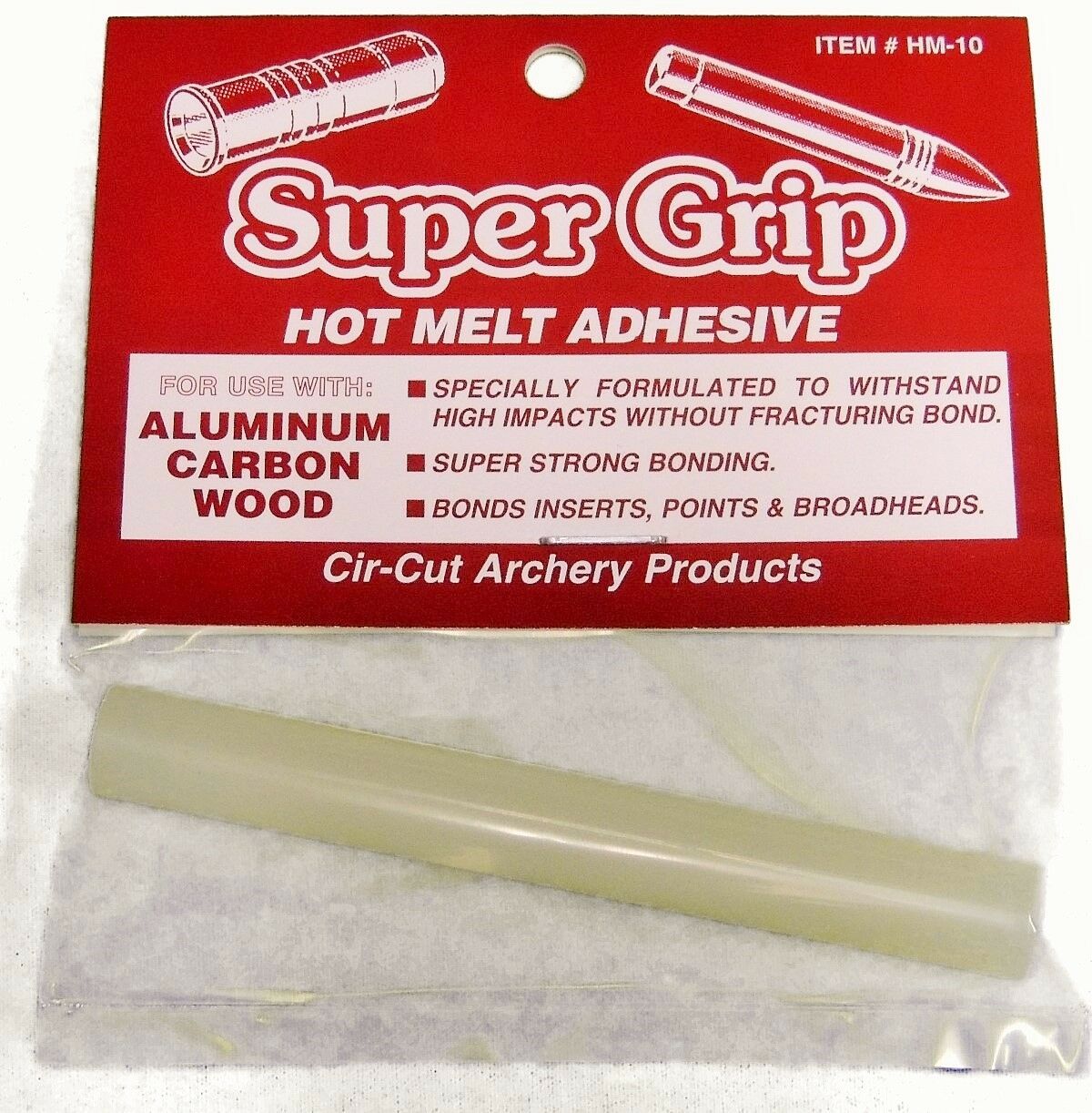 Supergrip Archery Hot Melt Insert Glue For Carbon Aluminum Wood Arrows Adhesive