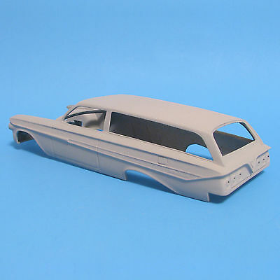 Jimmy Flintstone 1961 Impala 2 Door Wagon Body And Hood 1/25 Scale Resin Nb271