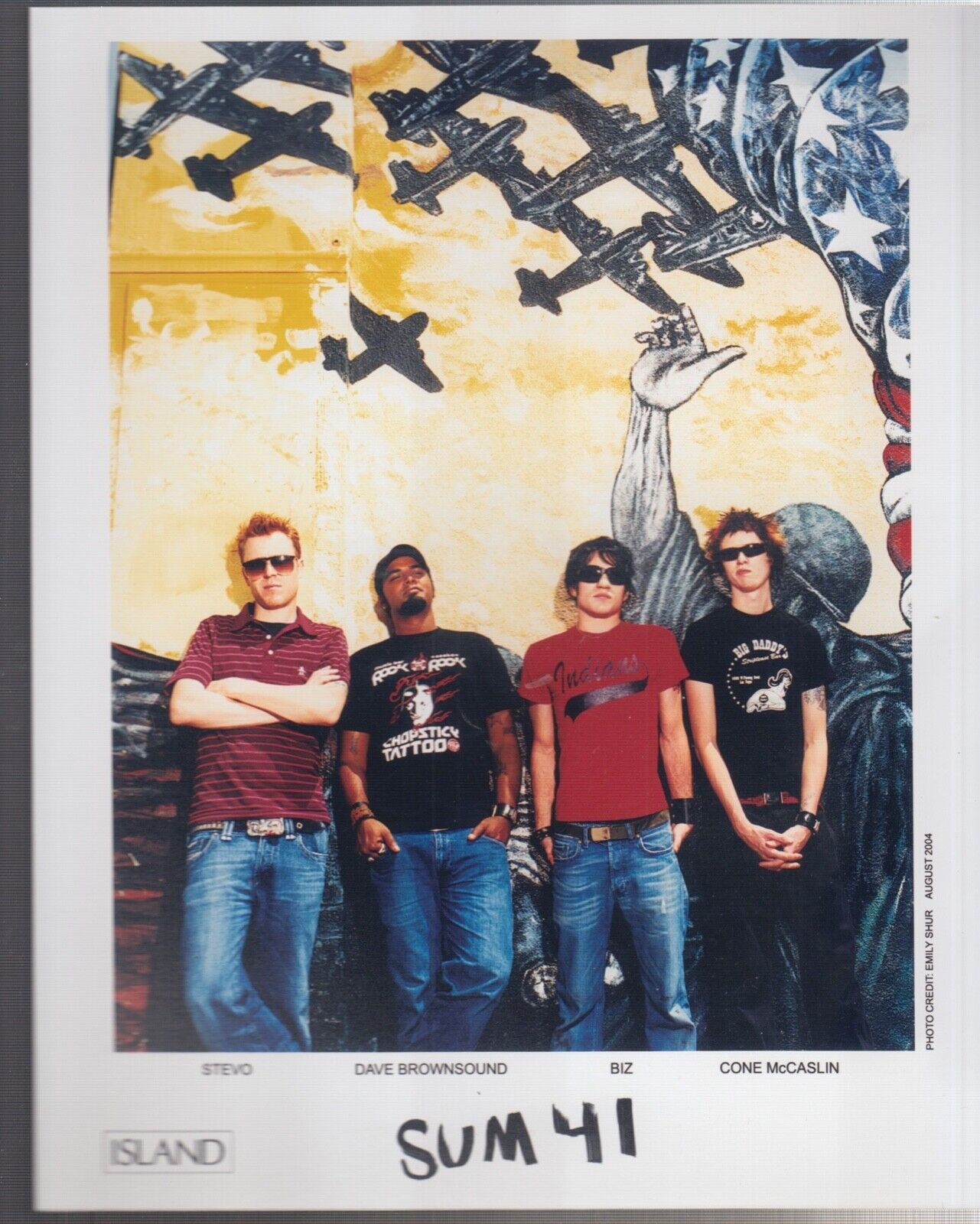 Sum 41 Press Photos From 2004