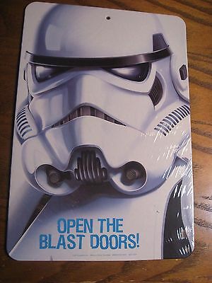 Star Wars Sign - Stormtrooper - Open The Blast Doors!
