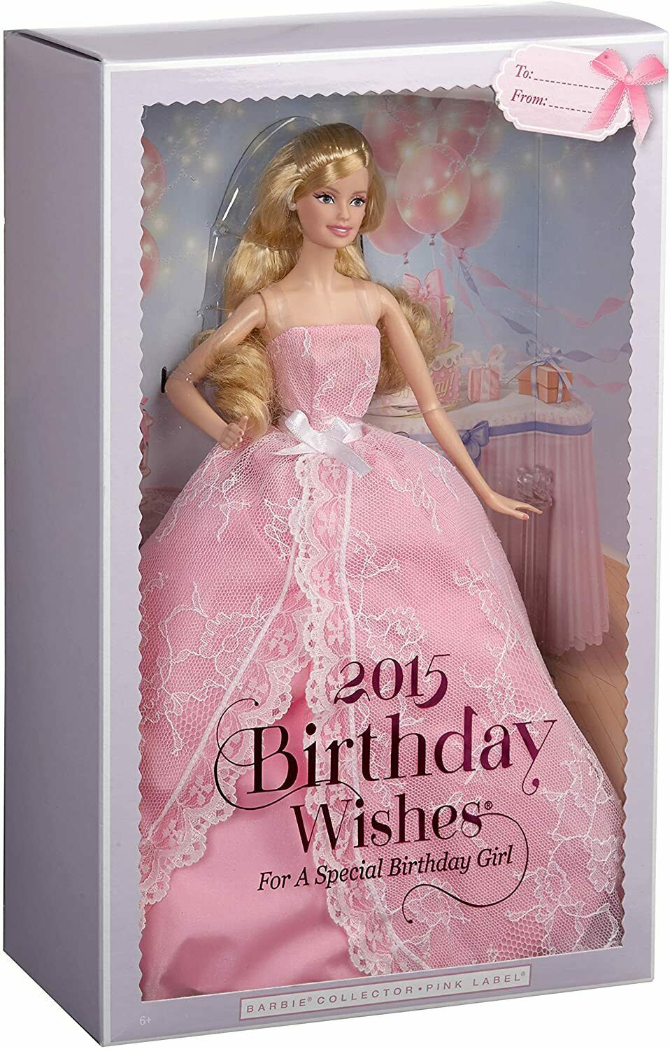 Barbie 2015 Birthday Wishes Blonde Doll Cfg03 *new*
