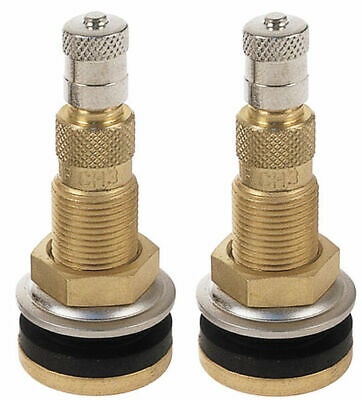 Tr618a 1-7/8" Tractor Air Liquid Tubeless Tire Brass Valve Stem Pack Of 2